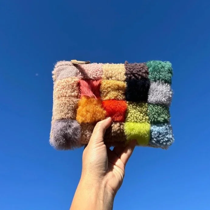 PRIMECUT: Scraps Shearling Pouch PRIMECUT: Scraps Shearling Pouch